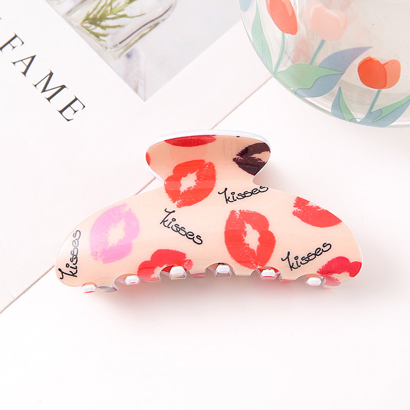 Wholesale Valentine's Day Acrylic Hair Clips